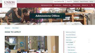 union college portal log in